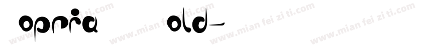 PopriaSSK Bold字体转换